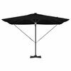 vidaXL Parasol Roma Noir 286 x 285 x 270 cm Aluminium et polyester