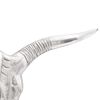 vidaXL Cr&acirc;ne de taureau Argent&eacute; 49 x 10 x 36 cm Aluminium