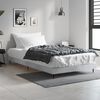 vidaXL Cadre de lit sans matelas gris b&eacute;ton 90x200 cm