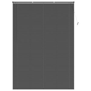 vidaXL Store V&eacute;nitien R&eacute;glable Gris Argent&eacute; 213 x 130 cm PVC