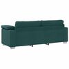 vidaXL Ensemble de Canap&eacute;s 2 pcs Vert fonc&eacute; 219 x 77 x 82 cm tissu