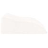 vidaXL Coussin pour jambes Blanc 68 x 40 x 18 cm