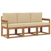 vidaXL Ensemble de canap&eacute;s d'ext&eacute;rieur 3 pc Naturel et Beige