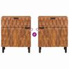 vidaXL Cabinet de chevet Marron 50 x 33 x 60 cm Bois de mangue massif