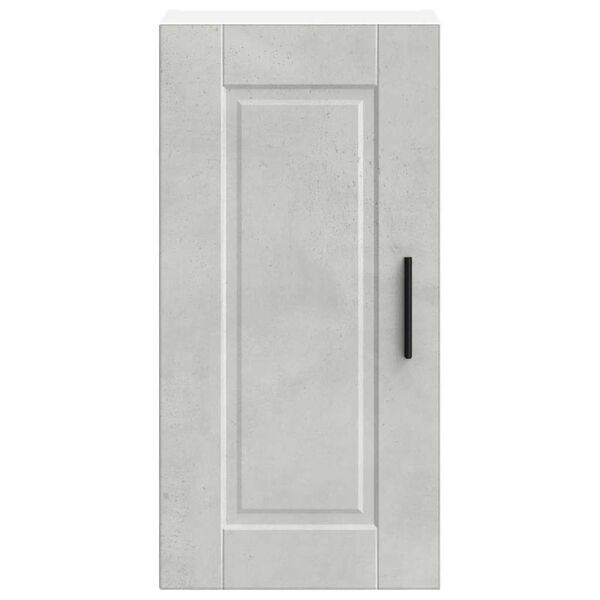vidaXL Armoire murale de cuisine Porto gris béton bois d'ingénierie