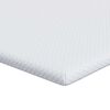 vidaXL Surmatelas Blanc 70 x 200 cm Tissu Jacquard