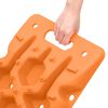 vidaXL Planches de traction 2 pc Orange 107x31x7 cm Nylon