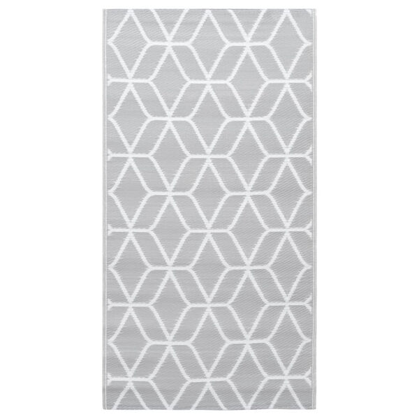 vidaXL Tapis d'ext&eacute;rieur ARAKIL Gris 160x230 cm PP