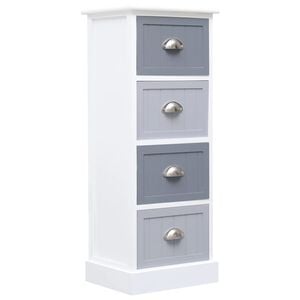 vidaXL Armoire lat&eacute;rale 35x30x90 cm Bois de Paulownia
