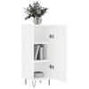 vidaXL Buffet blanc 34,5x34x90 cm bois d'ing&eacute;nierie