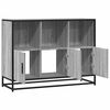 vidaXL Buffet sonoma gris 100x35x76 cm bois d'ing&eacute;nierie