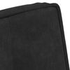 vidaXL Chaise de relaxation avec tabouret Noir Velours