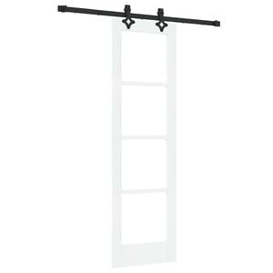 vidaXL Porte coulissante Blanc 61 x 198,5 cm