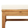 vidaXL Salon de jardin avec coussins 7 pcs bois massif d'acacia