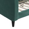 vidaXL Lit de repos sans matelas vert fonc&eacute; 80x200 cm velours