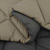 vidaXL Duvet d'hiver Gris clair et anthracite 220 x 140 cm Microfibre
