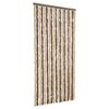 vidaXL Rideau anti-mouches marron fonc&eacute; et beige 56x185 cm chenille
