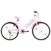 vidaXL Vélo pour enfants 24 pouces Rose et blanc