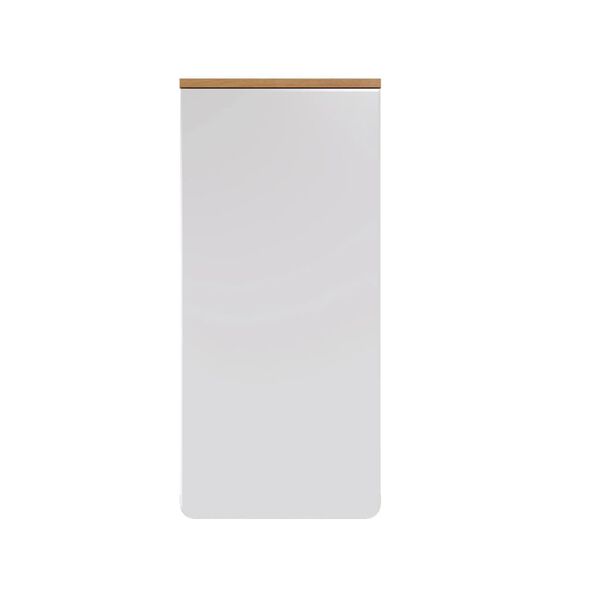 Trendteam Armoire murale de rangement Ciara Blanc et ch&ecirc;ne artisanal