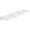 vidaXL Auvent de porte Gris et transparent 297,5x90 cm Polycarbonate