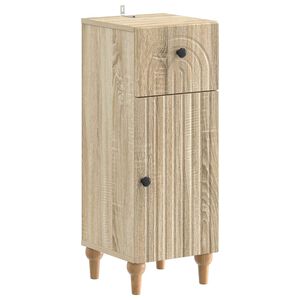 vidaXL Meuble de Rangement de Salle de Bain ALKMAAR Ch&ecirc;ne Sonoma