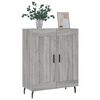 vidaXL Buffet sonoma gris 69,5x34x90 cm bois d'ing&eacute;nierie