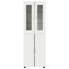 vidaXL Haut Armoire Blanc 60 x 35 x 182 cm Bois d'ing&eacute;nierie