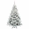 vidaXL Sapin de No&euml;l artificiel avec 300 LED Blanc 180 cm PE et PVC