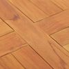 vidaXL Dessus de table Bois de teck solide Rond 2,5 cm 40 cm