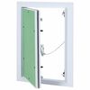 vidaXL Panneau d'Acc&egrave;s Vert et Argent 25 x 35 cm Aluminium et Pl&acirc;tre