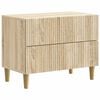 vidaXL Cabinet de chevet avec tiroir Ch&ecirc;ne Sonoma 62 x 34,5 x 48 cm