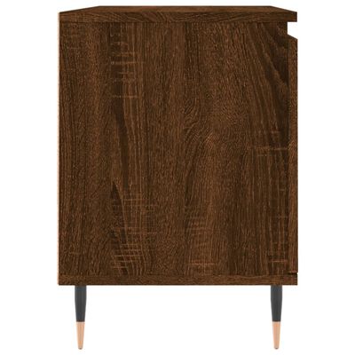 vidaXL Meuble TV chêne marron 104x35x50 cm bois d'ingénierie