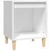 vidaXL Table de chevet Blanc 40x35x50 cm Bois d&rsquo;ing&eacute;nierie