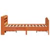 vidaXL Cadre de lit sans matelas cire marron 140x190cm bois pin massif