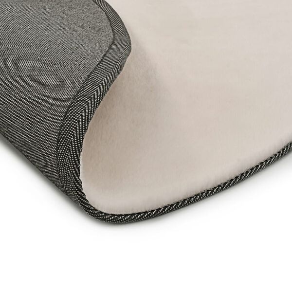 vidaXL Tapis 80 cm Fausse fourrure de lapin Cr&egrave;me