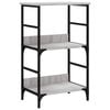 vidaXL Biblioth&egrave;que sonoma gris 50x33x82 cm bois d'ing&eacute;nierie
