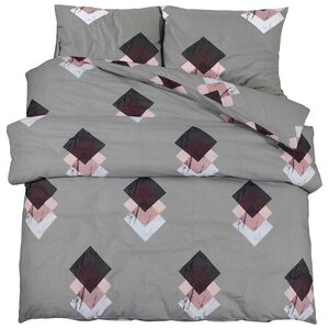 vidaXL Ensemble de housse de couette multicolore 200x200 cm coton