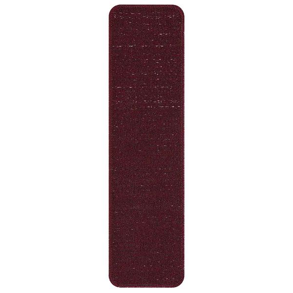 vidaXL Tapis Antid&eacute;rapants pour Escaliers 15 pcs Bordeaux 75 x 20 cm