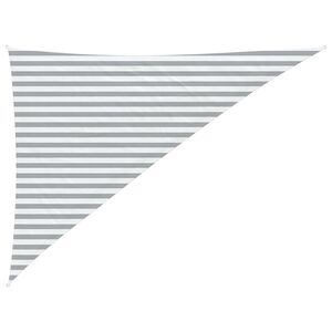 vidaXL Voile d'ombre Gris clair et blanc 3 x 4 x 5 m