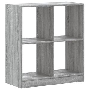 vidaXL Biblioth&egrave;que sonoma gris 68,5x32x75 cm bois d'ing&eacute;nierie