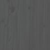 vidaXL Lit de jour sans matelas gris 90x190 cm bois de pin massif