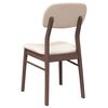 vidaXL Chaises &agrave; manger coussins 2 pcs marron bois massif caoutchouc