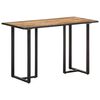 vidaXL Table &agrave; manger 120 cm Bois de manguier brut