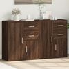 vidaXL Buffets 2 pcs ch&ecirc;ne marron 60x31x70 cm bois d'ing&eacute;nierie