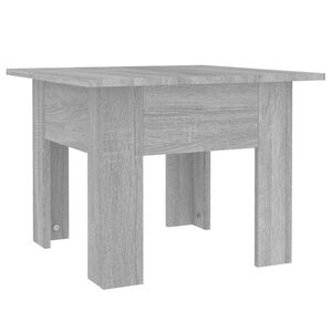 vidaXL Table basse Sonoma gris 55x55x42 cm bois d'ing&eacute;nierie