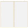 vidaXL Tableau d'Affichage Blanc 80 x 80 x 1.4 cm Bois de pin massif