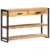 vidaXL Buffet 120x30x75 cm Bois de manguier massif brut