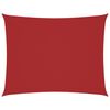 vidaXL Voile de parasol tissu oxford rectangulaire 2x3,5 m rouge