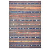 vidaXL Tapis Bleu et orange 160x230 cm PP