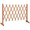 vidaXL Cl&ocirc;ture en treillis de jardin Orange 150x80 cm Bois de sapin